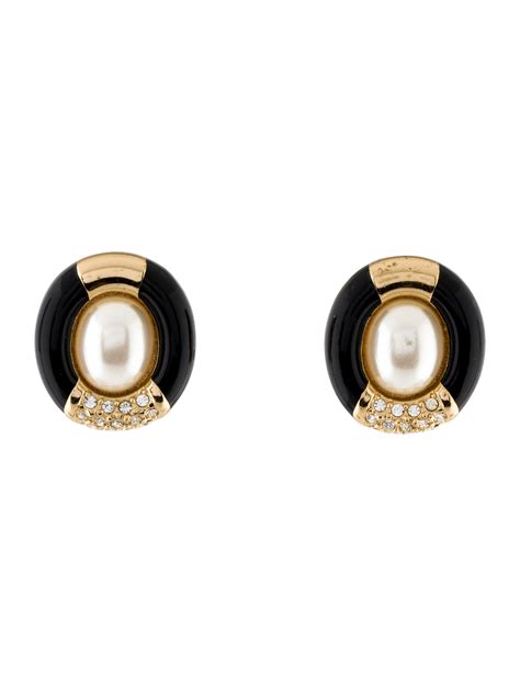 christian dior clip earrings products for sale 